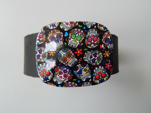 Damen gürtel schwarz skull - gürtel,