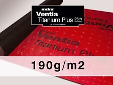 Ventia Titanium Plus Unterspannbahn 190g/m2 Unterdeckbahn Dachfolie