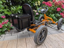 Box / Kiste mit Halterung für Berg GoKart Kettcar Buzzy, Buddy schwarz Deckel