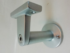 Handlaufstütze Handlaufhalter flache Auflage z anschrauben Aluminium verstellbar