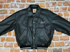 *DIESEL LTD VINTAGE LEDERJACKE*CASUAL*SCHWARZ*SCHREIBSCHRIFT*GR: XXL*TIP TOP