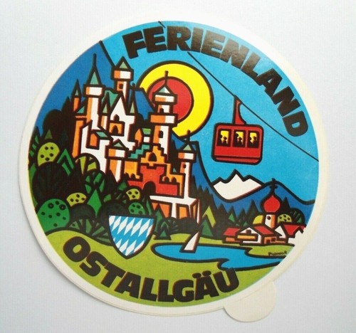 Souvenir aufkleber ostallgäu - souvenir-aufkleber,