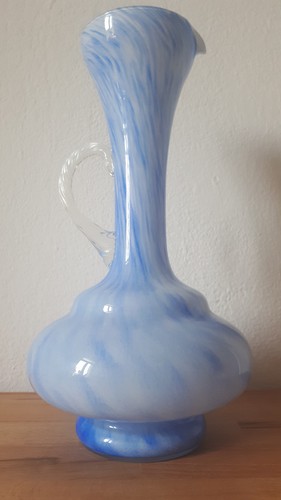 Opaline florence glas vase - vb,