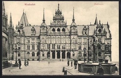 Wiesbaden rathaus und - wiesbaden,,
