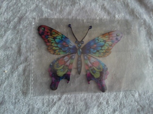 Wand-Deko/Metall/Schmetterling