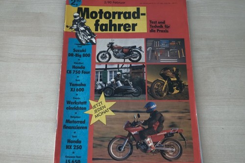 Motorradfahrer 1990 - 3), 02/1990