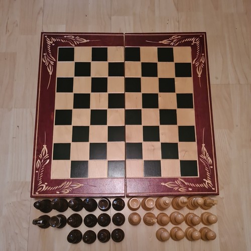 Holz backgammon schachbrett - holz, hk