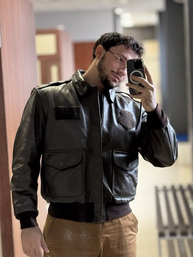 Horsehide lederjacke cockpit - lederjacke,
