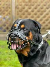 Stark Metall Gummi Beschichtet Draht, Korb Hundemaulkorb Rottweiler & Andere