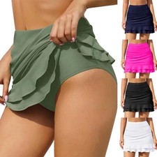Damen-Badeshorts Mit Hoher