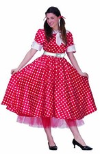 Damen Kostüm Fifties  Rot/