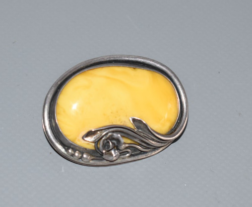 Jugendstil brosche 925 silber - 925,