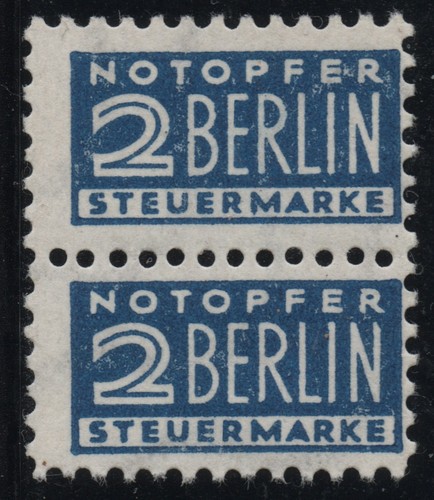 Notopfer berlin postrisches - berlin,