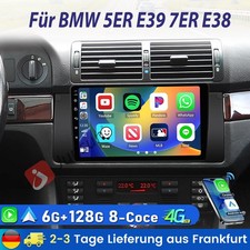 6G+128GB DAB+ 8-Kern Für BMW 5er E39 Autoradio GPS Navi Android 14 CarPlay SWC