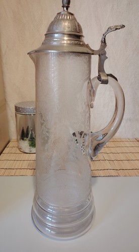 Glaskaraffe henkelkrug - glaskaraffe,,