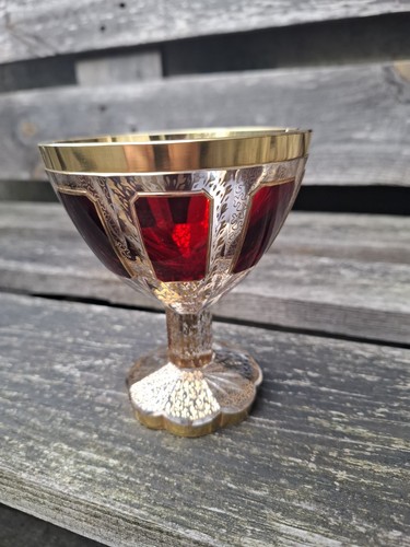 Antiker moser kelch - moser, glas