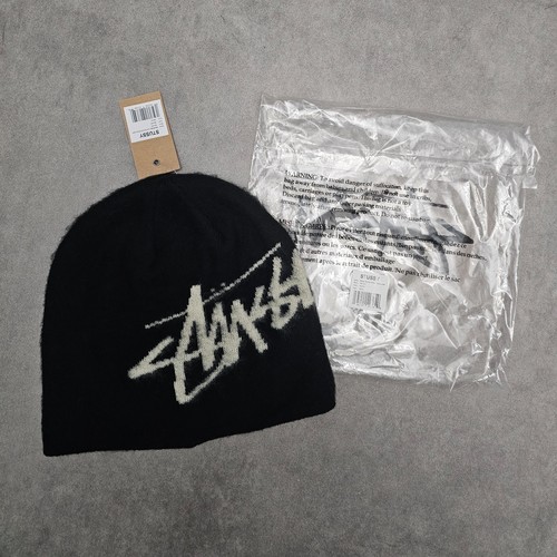 Stüssy brushed beanie schwarz - beanie,