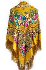 Ukrainischer Russischer Schal Tuch Pavlovo Stil 135x135cm Ostern Geschenk