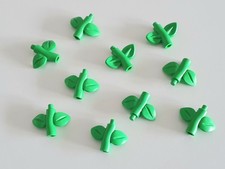 10x Lego Pflanzen Blatt Stamm