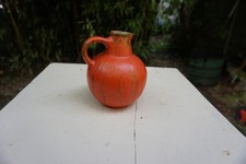 Vase 304 Ruscha red vulcano H 11 B 9/2,5  1960  orange Tschörner