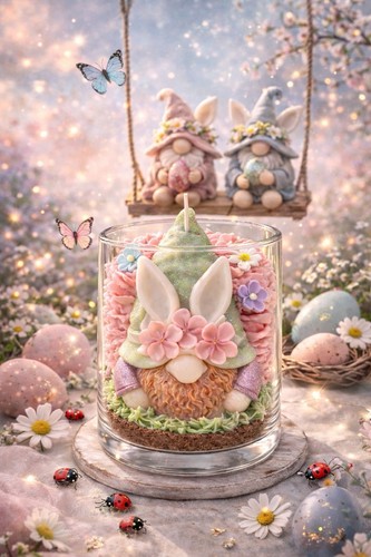 Selbstgemachte osterkerze mit - selbstgemachte,