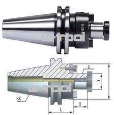 SK30 DIN69871 Quernutdorn