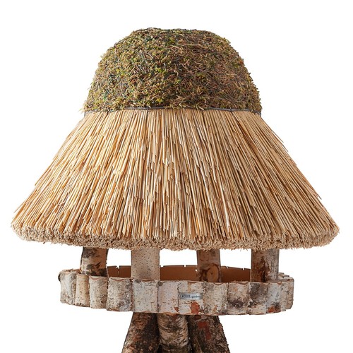 Vogelhaus reetdach 75cm - vogelhaus, xl