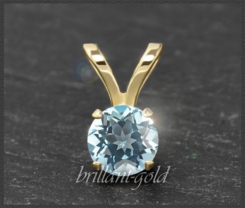 Anhänger 585 gold topas - gold,,
