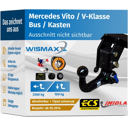 Anhängerkupplung abnehmbar - v.,