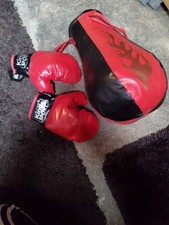 Box Sack Für Kinder Mit Handschuhen, Top Zustand