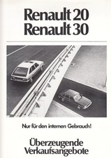 RENAULT 20 30 R20 R30 R16