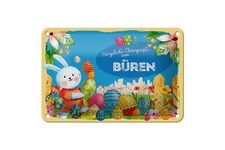Blechschild ostern - blechschild,