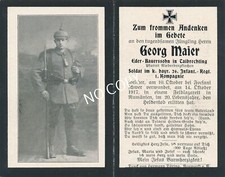 Foto WK I Sterbebild