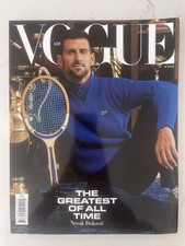 NOVAK DJOKOVIC TENNIS GREATEST OF ALL TIME VOGUE ADRIA MAGAZINE SUMMER 2024