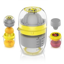 Arendo manuelle Saftpresse aus Edelstahl mechanischer Entsafter