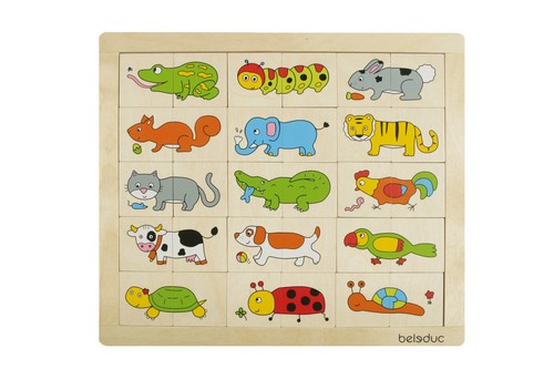 Match and mix tiere - tiere, puzzle