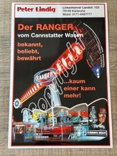 XXL Werbe Foto Karussell RANGER Lindig Huss - Kirmes Schausteller Werbung Rides