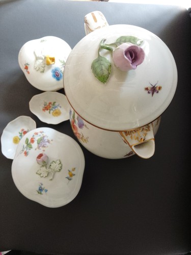 Meissen set bunte - set, blume