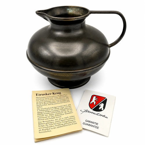 Behrendsohn bronze krug replik - behrendsohn,