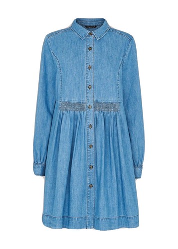 Whistles chambray kleid - kleid, uk