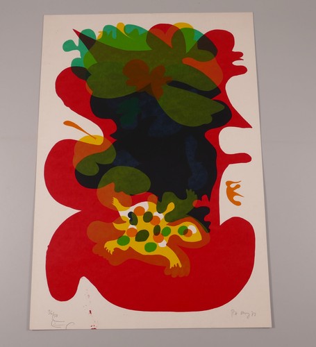 Serigrafie pitt moog 1973 - serigrafie,