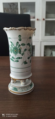 Herend apponyi grün - vase, mit