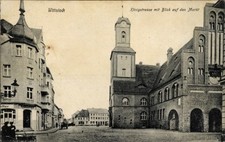 Ak Wittstock Dosse in der Prignitz,  Königstraße, Blick auf den... - 4903194