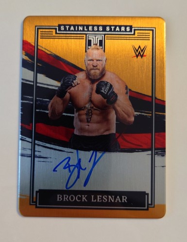 Panini wwe impeccable brock - panini,