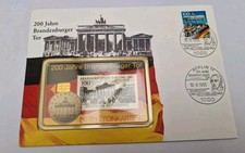100 Jahre Brandenburger Tor 1991 Top Zustand Telefonkarte Umschlag Deutschland 