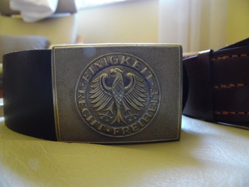 Bundeswehr lederkoppel schwarz - bundeswehr,