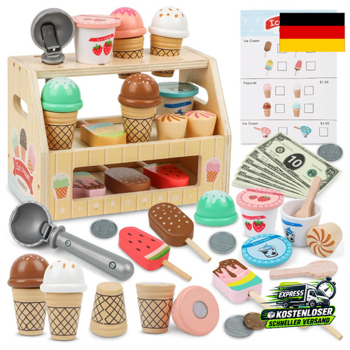Eisdiele kinder holz spielzeug - holz,