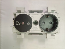 Tehalit Steckdose+Feinschutz GS12009011 P20 Abdeckung schwarz Stecker Steckdosen