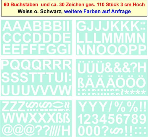 Buchstaben stück - je,