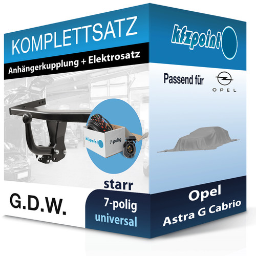 Anhängekupplung starr - g.d.w.,